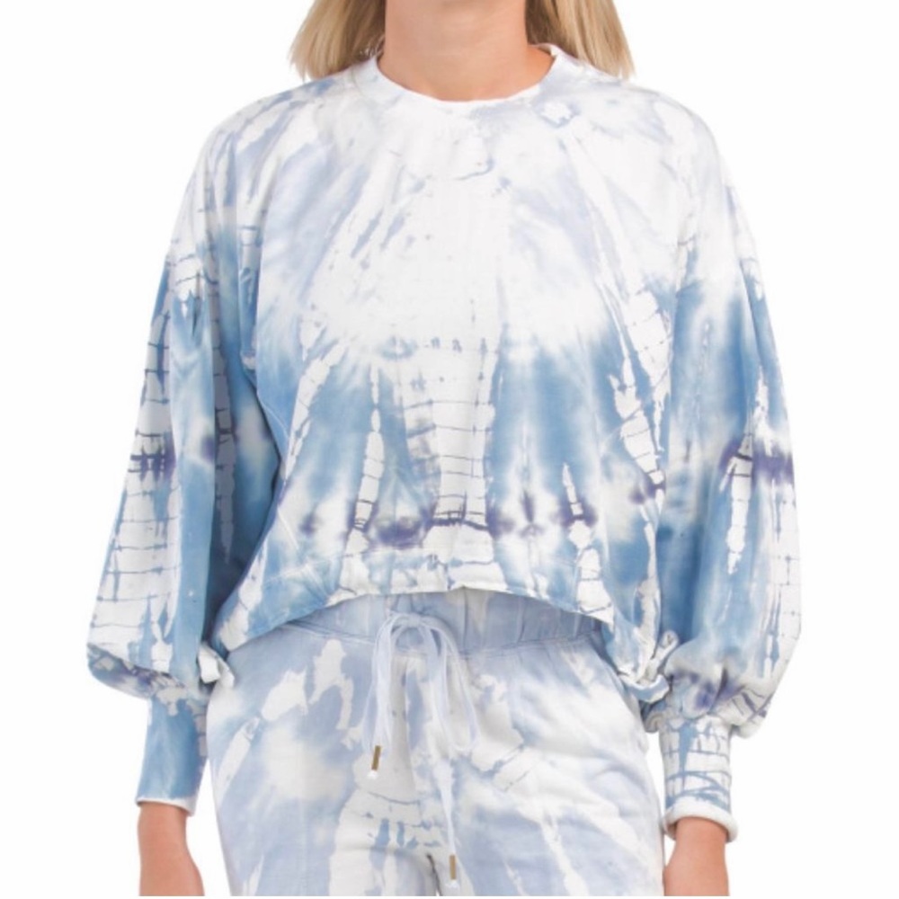 NWT YOUNG FABULOUS & BROKE Saltwater Tie Dye Sweatshirt. Size M